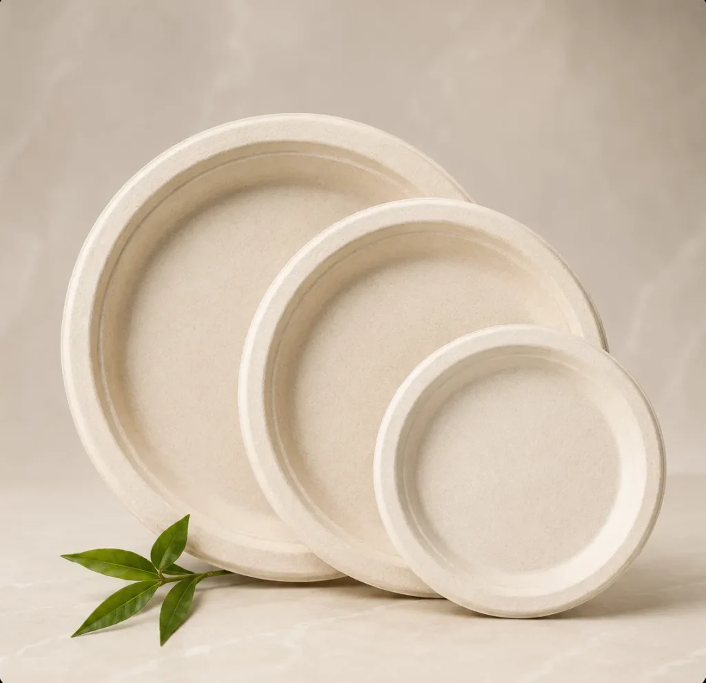 Sugarcane Bagasse Plates